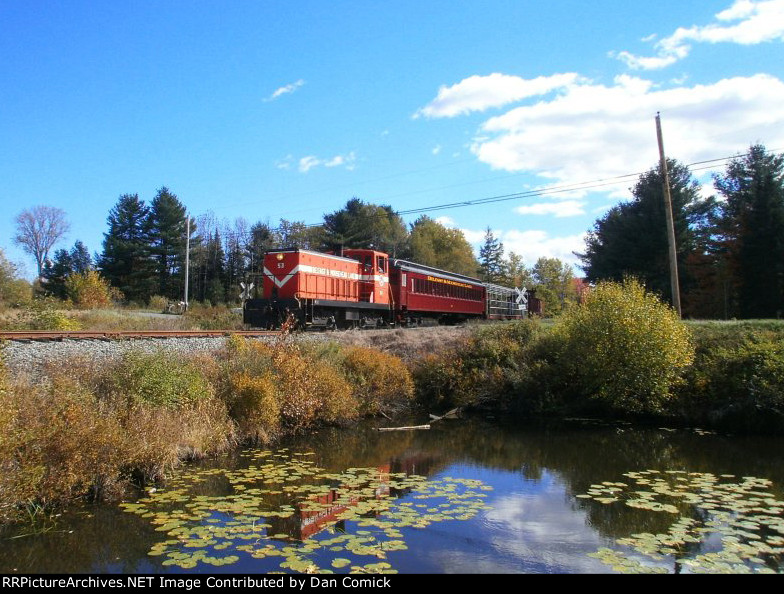 BML 53 Leads an Excursion Train at Winnecook Rd. in Burnham